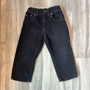 3/$18 GAP Black Corduroy Kids Jeans 100% cotton Sz 2